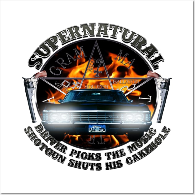 Supernatural Driver Wall Art by Ratherkool